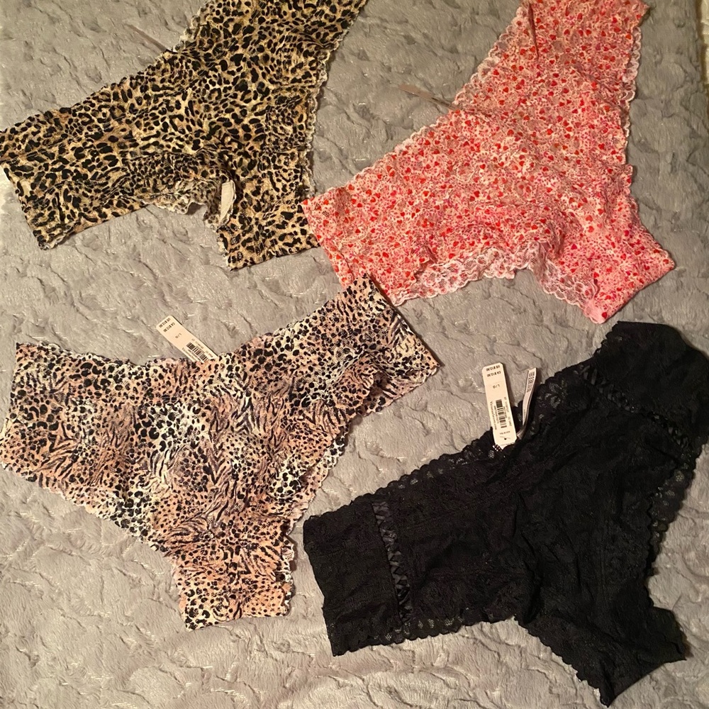 NWT Victoria Secret panties 4 pair